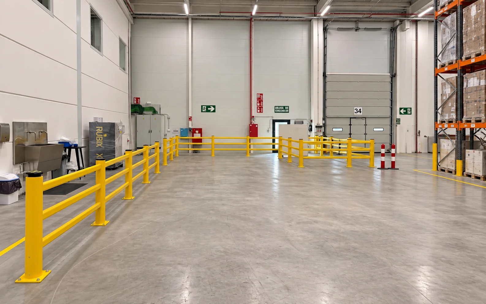 Protecciones para estanterías industriales