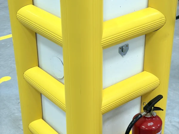 Protección de columna en polímero amarillo